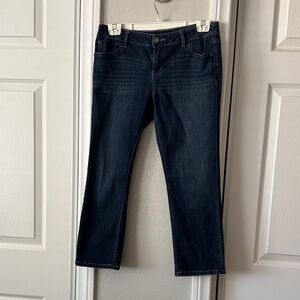 Simply Vera Vera Wang Dark Blue Straight Leg Jeans